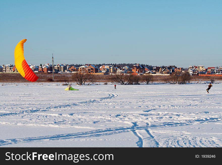 Snowkiting