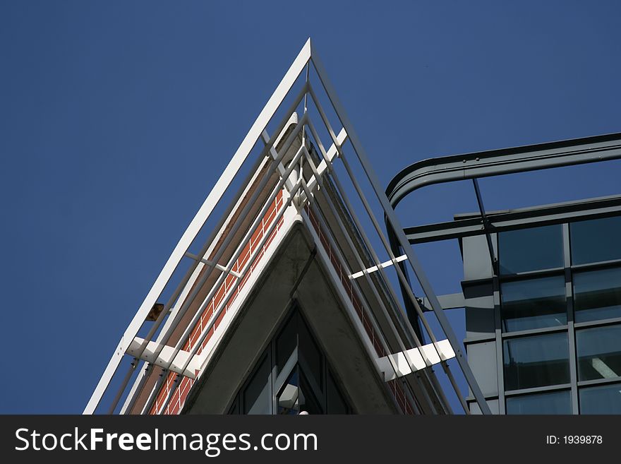 Detail of Modern Dutch Office Building