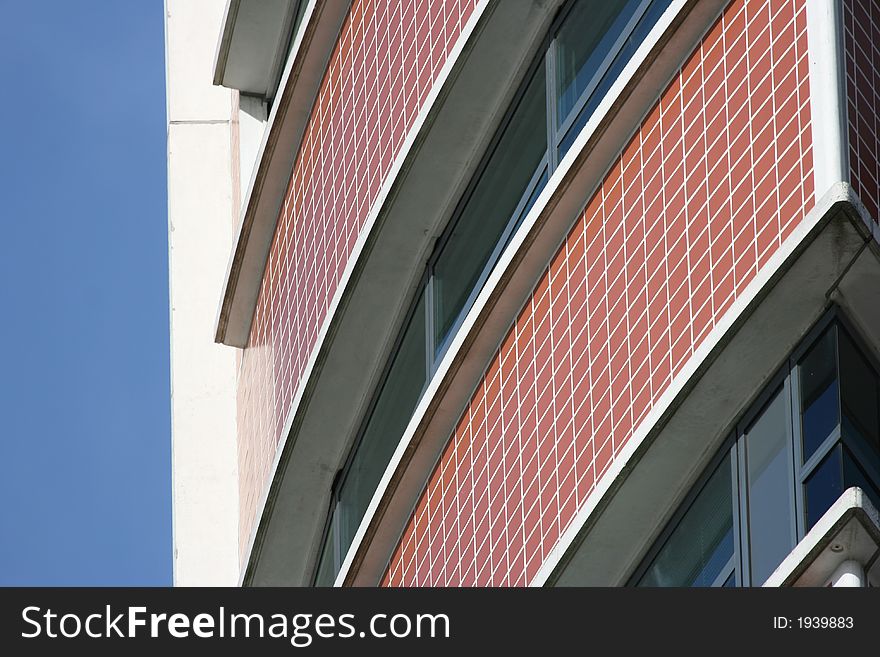 Detail of Modern Dutch Office Building