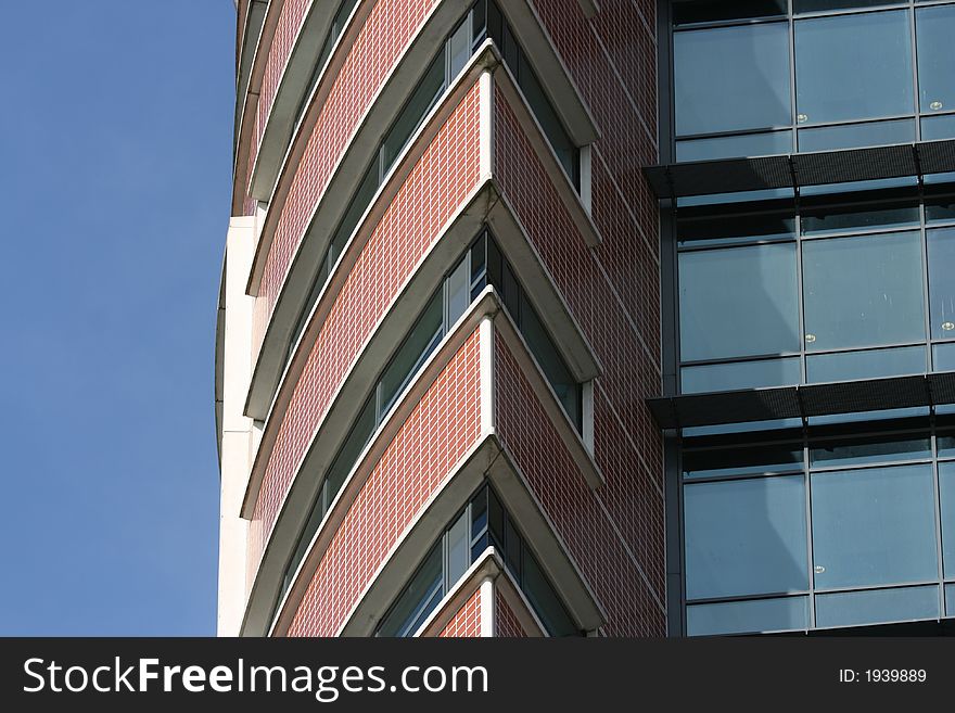 Detail of Modern Dutch Office Building