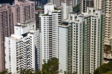 Residential Building In Hong Kong Royalty Free Stock Image Residential Building In Hong Kong Royalty Free Stock Image
