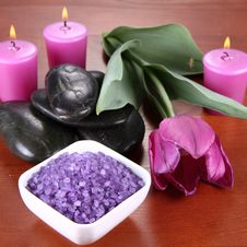 Spa Salt And Stones Stock Photo Spa Salt And Stones Stock Photo