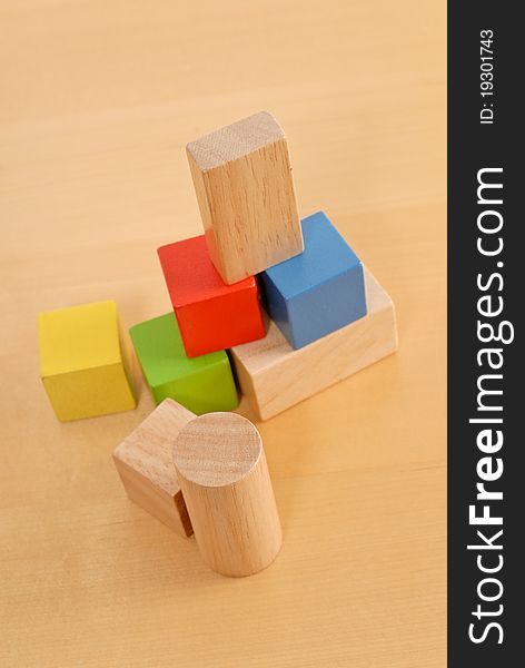 Colorful Blocks For Building Toys. Colorful Blocks For Building Toys
