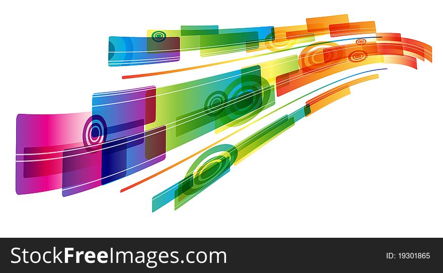 Abstract rainbow colored background for design. Abstract rainbow colored background for design