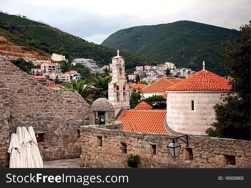 View of the old city, Budva, Montenegro