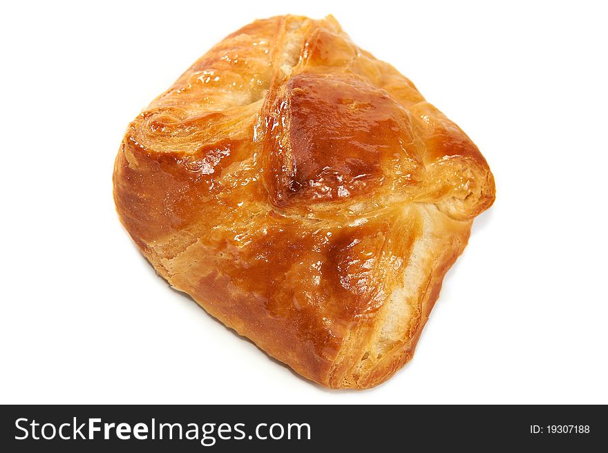 Sweet Puff Bun Isolated