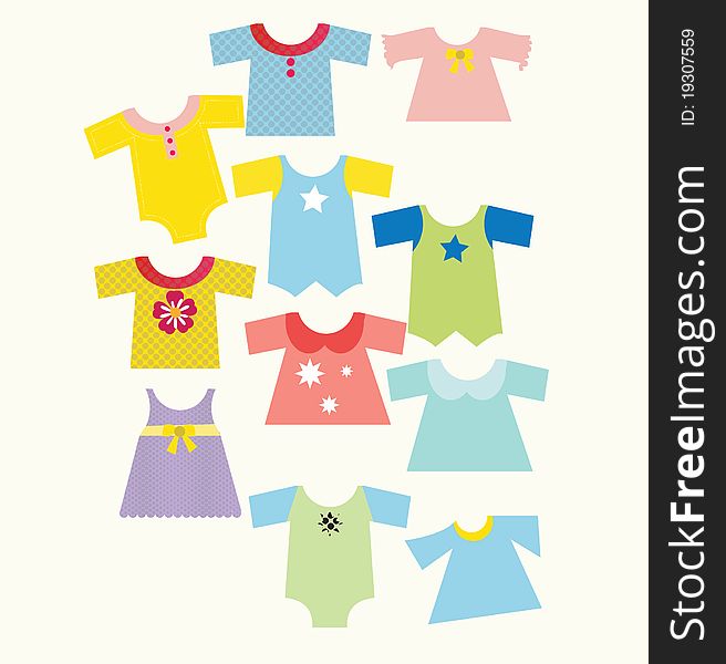 Baby clothing , onsies and dresses for toddler or baby on a clothing line , baby dresses for boys and baby dress for girl. Baby clothing , onsies and dresses for toddler or baby on a clothing line , baby dresses for boys and baby dress for girl