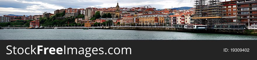 Panoramic view of Getxo Neiborghthood in Bilbao (Spain). Panoramic view of Getxo Neiborghthood in Bilbao (Spain)