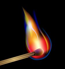 Matchstick Royalty Free Stock Photography Matchstick Royalty Free Stock Photography