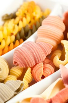 Different Kinds Of Italian Pasta Royalty Free Stock Images Different Kinds Of Italian Pasta Royalty Free Stock Images