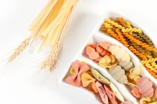 Different Kinds Of Italian Pasta Stock Photography Different Kinds Of Italian Pasta Stock Photography