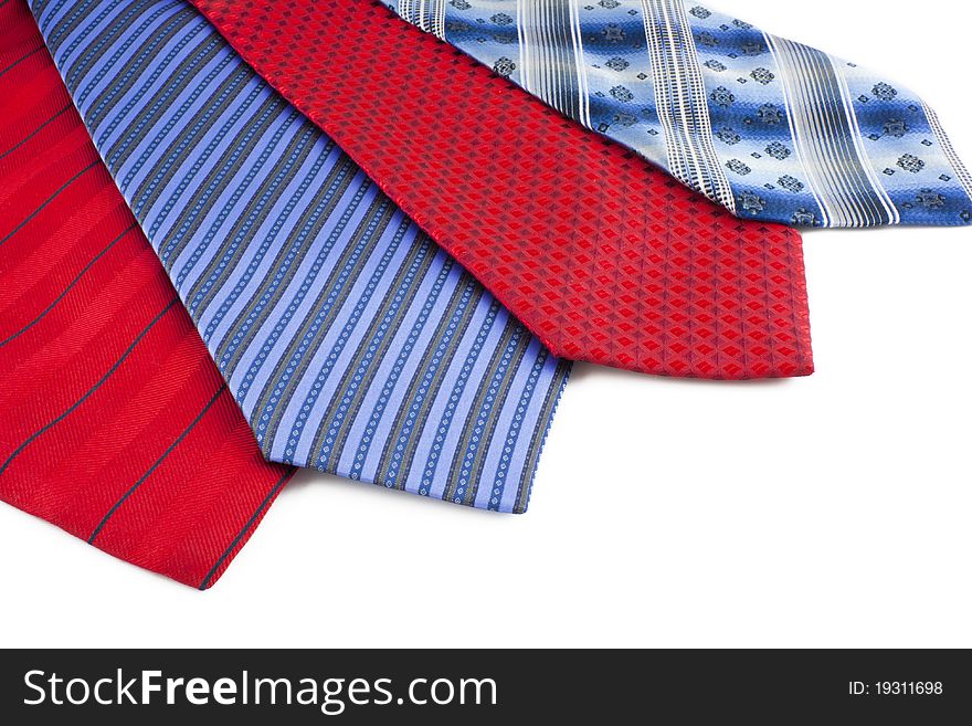 Some multi-colored man s ties