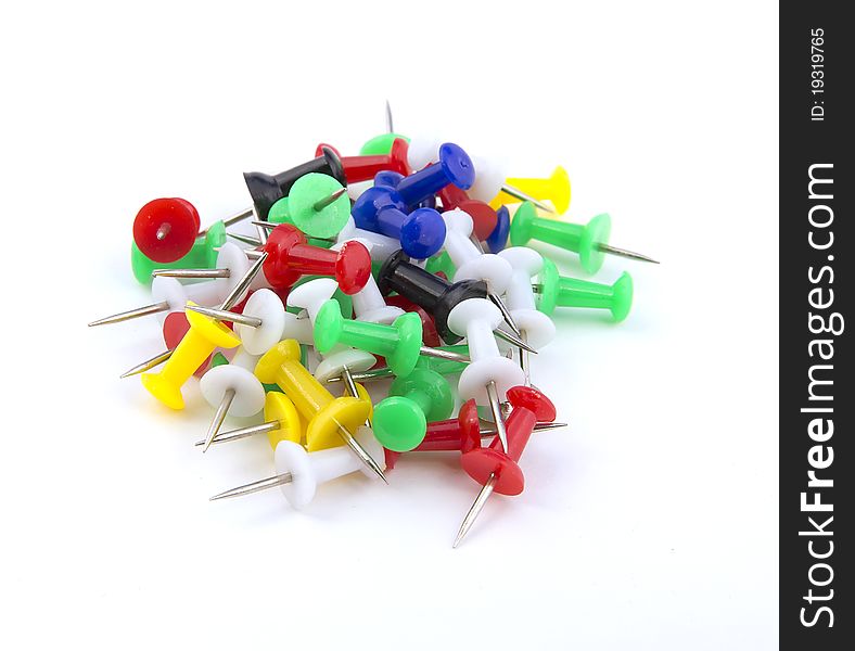 Coloured Drawing Pins.
