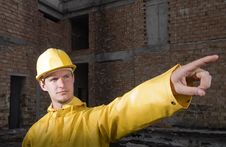 Portrait Of Confident Construction Worker Royalty Free Stock Photos Portrait Of Confident Construction Worker Royalty Free Stock Photos