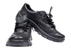 Black Shoes Stock Photography Black Shoes Stock Photography