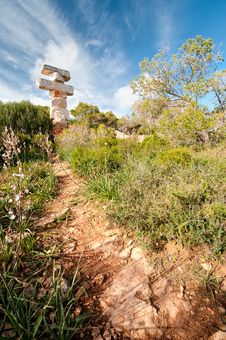 Stone Statue Memorial Majorca Royalty Free Stock Images Stone Statue Memorial Majorca Royalty Free Stock Images