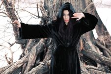 Gothic Woman Royalty Free Stock Photography