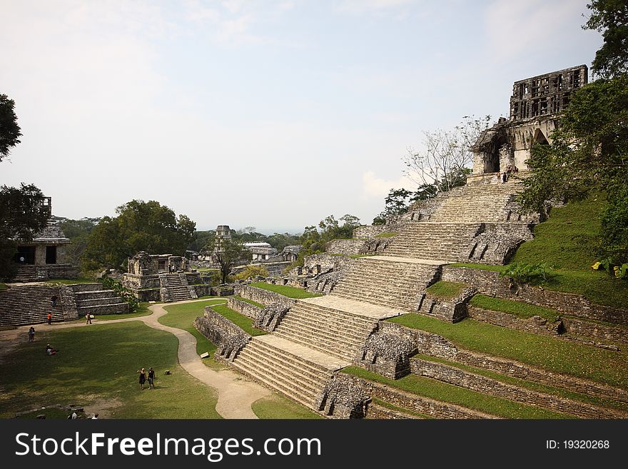 Ancient Maya City in Mexico. Ancient Maya City in Mexico