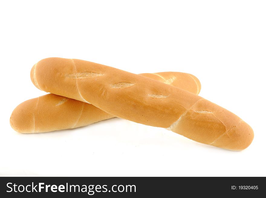 Freshly baked baguette bread - a healthy breakfast