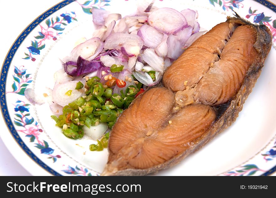 Fried fish thai food thai style. Fried fish thai food thai style