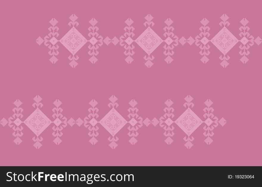 Pink carpet design background antique design. Pink carpet design background antique design