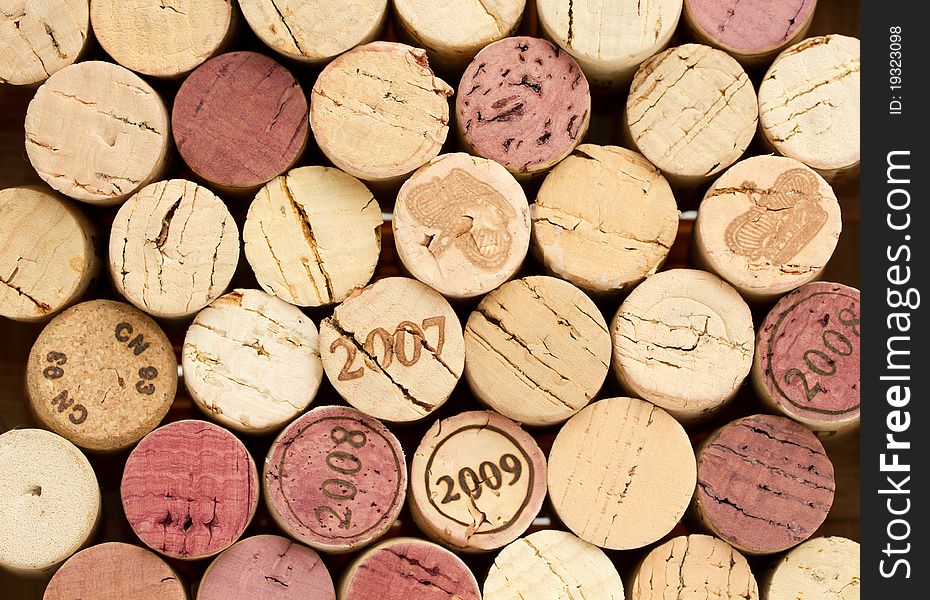 Stack of corks