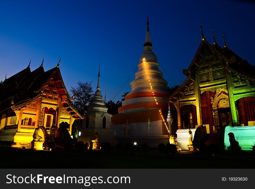 Wat Phra Singh, Chiang Mai, Thailand.