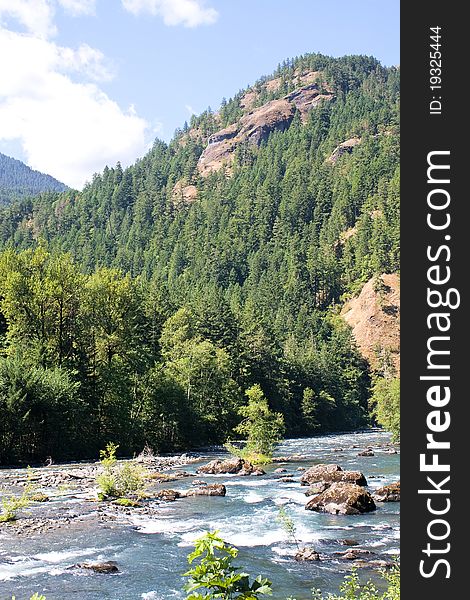 Elwha River in the Olympic National Park near Port Angeles, Washington. This river has two dams on it that are scheduled to be removed in 2011. Elwha River in the Olympic National Park near Port Angeles, Washington. This river has two dams on it that are scheduled to be removed in 2011.