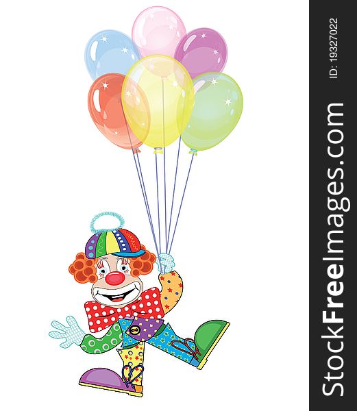 Clown With Balloons