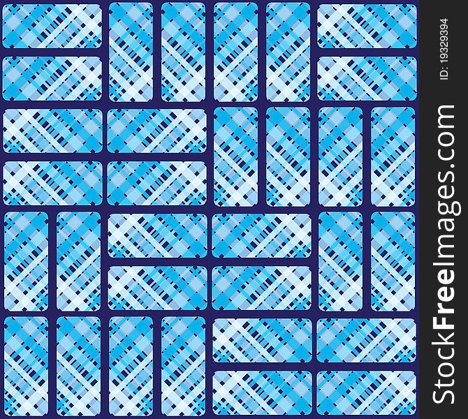 Floorboards, seamless blue texture tiles - illustration