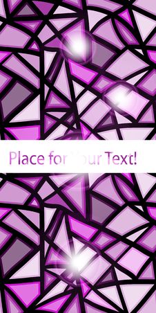 Seamless Stainglass Window Stock Photography