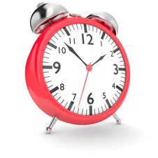Red Alarm Clock Stock Photos