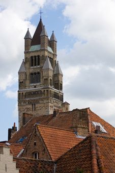 St. Salvador Church In Bruges. Royalty Free Stock Image St. Salvador Church In Bruges. Royalty Free Stock Image