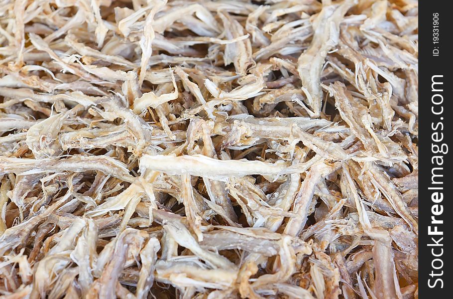 Anchovy Asian Food Ingredient Dried Fish