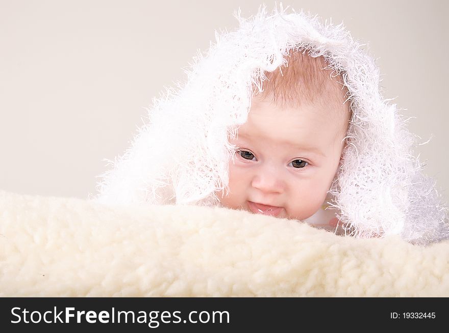 Infant Covered By Textile Peeps