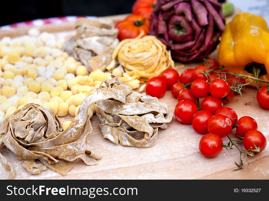 Italian Pasta And Vegetables
