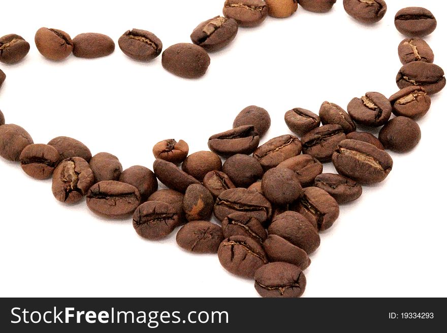 Heart Of Coffee Beans