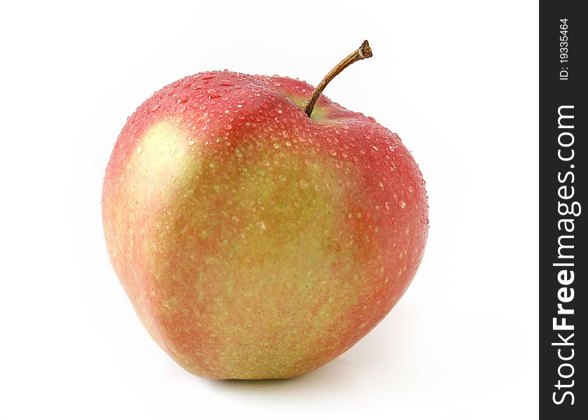 Fresh Apple On White Background