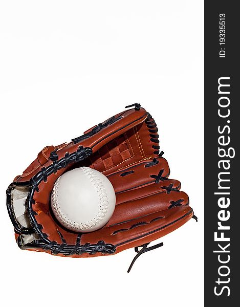 Baseball Glove And Ball