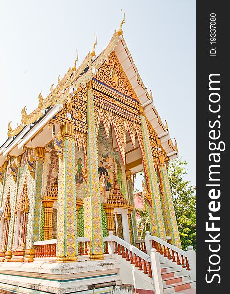 The buddhist Churches of gold in Thailand. The buddhist Churches of gold in Thailand