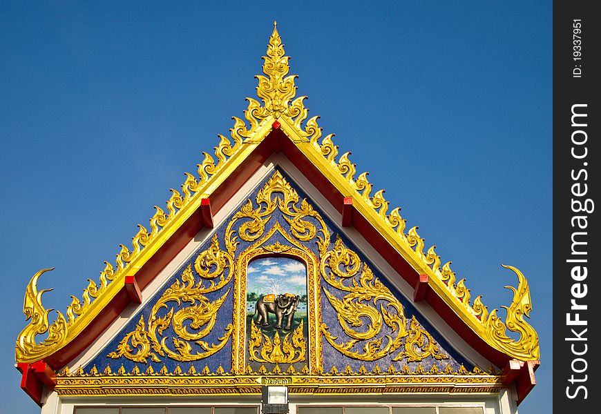 Gable Church of Buddhism in Thailand