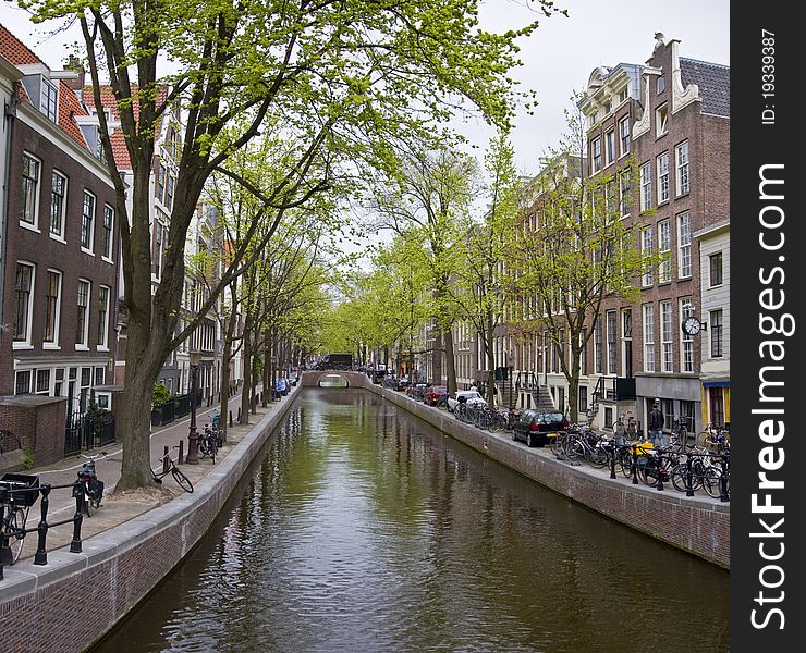 Canal In Amsterdam
