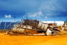 Rust Mess In Nature Royalty Free Stock Images Rust Mess In Nature Royalty Free Stock Images