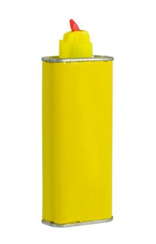 Yellow Aluminum Can With Retractable Nozzle Stock Image Yellow Aluminum Can With Retractable Nozzle Stock Image