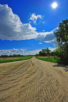 Country Road Stock Images
