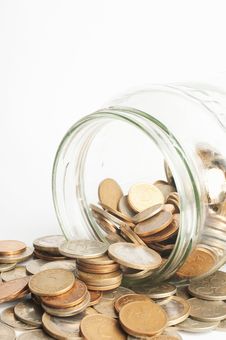 Coin Jar Stock Photo Coin Jar Stock Photo