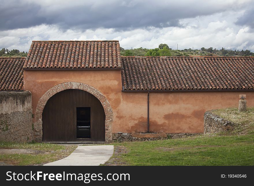 Archway Of A House In The Countryside