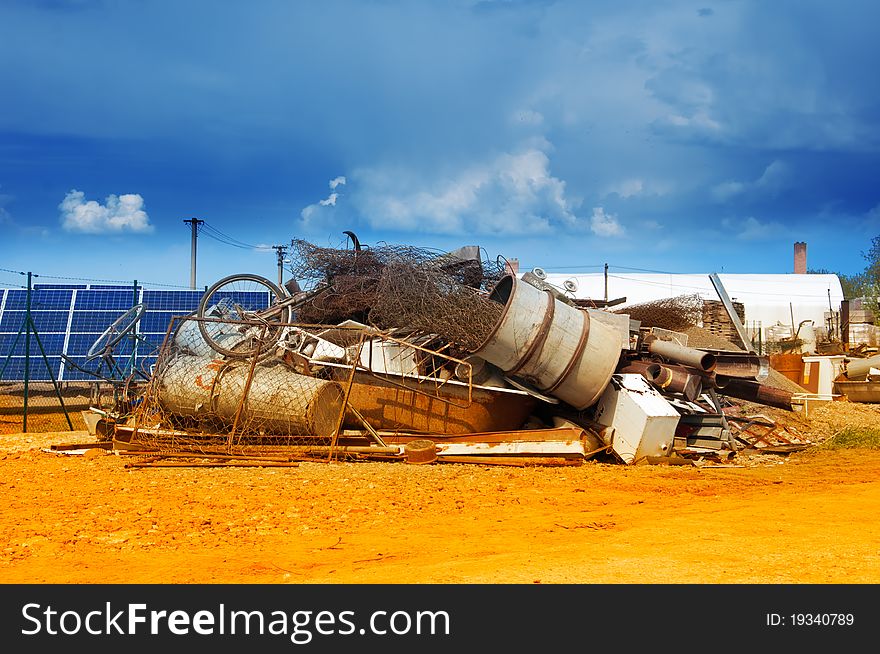 Rust mess in nature