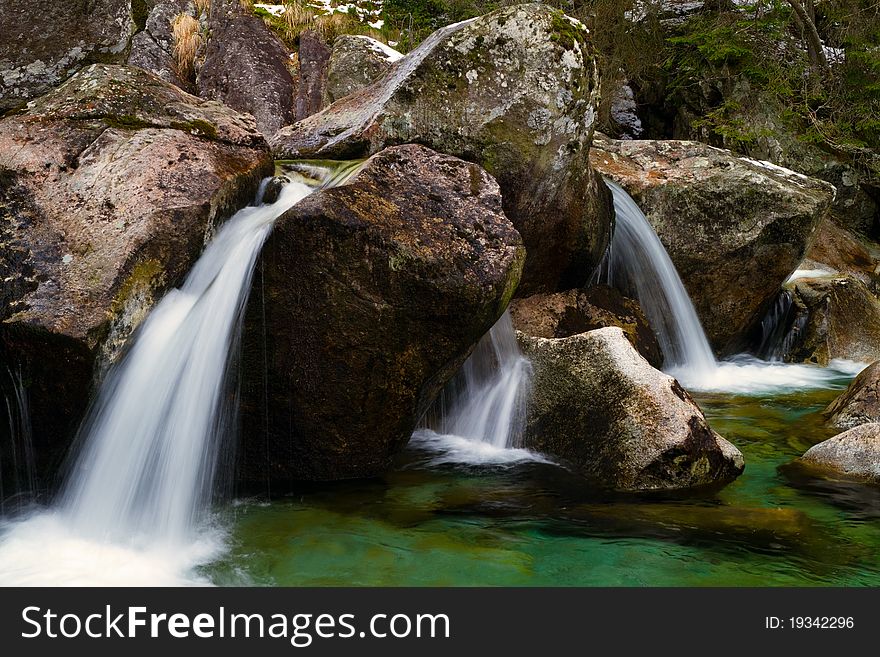 Mountain little river, Tatras, Slovakia