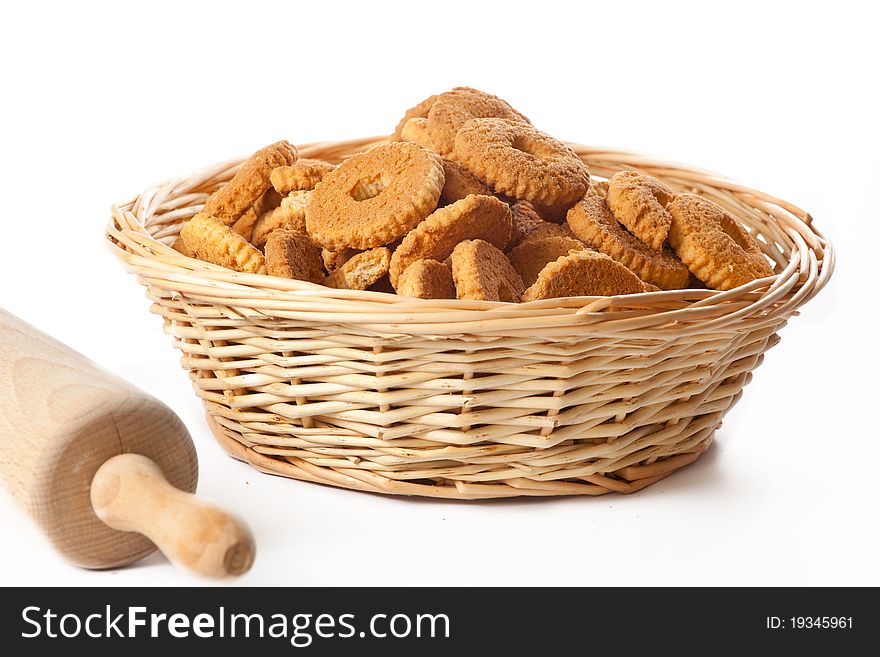 Cookies  on clear white background